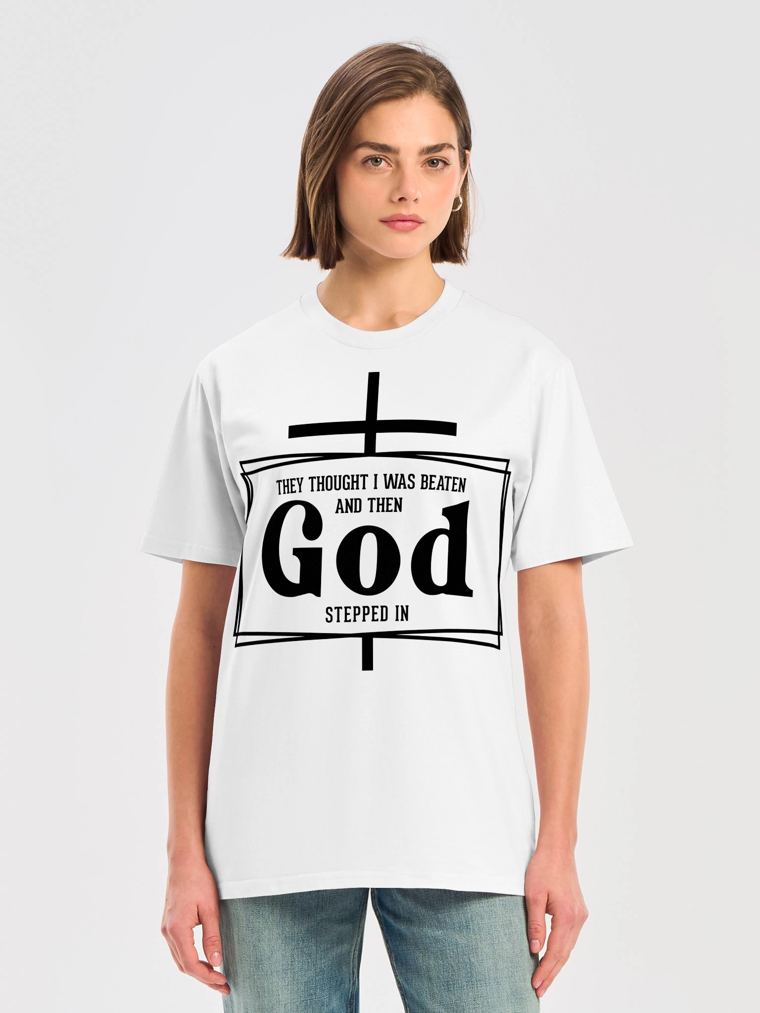 CBF - THEY THOUGHT I WAS BEATEN TEE 2 product image (5)
