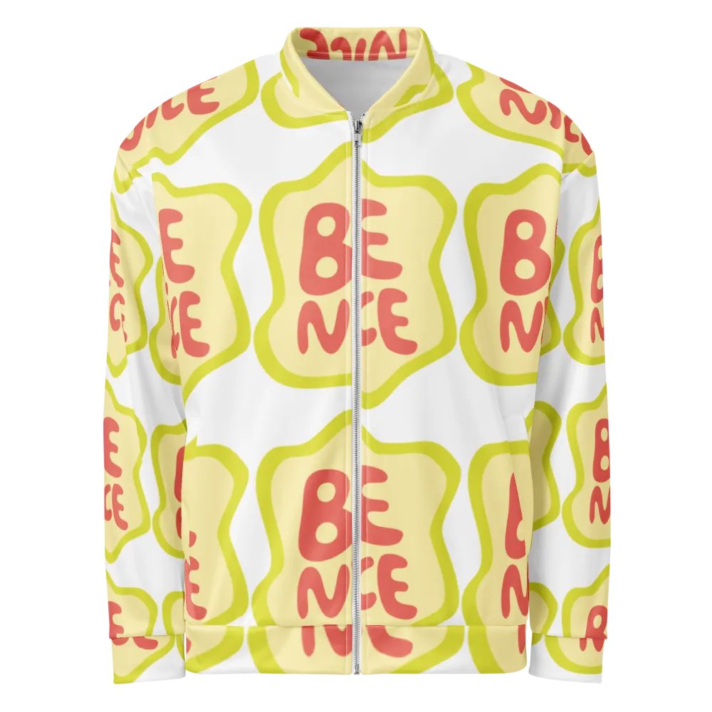 BE NICE All-Over Bomber Jacket product image (1)