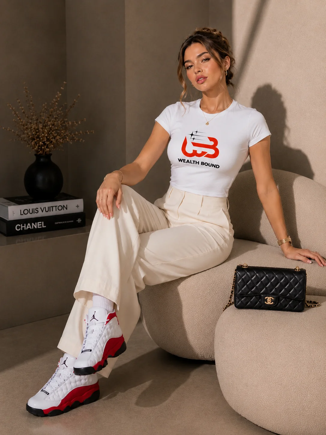 Women’s Cotton Crew Neck T-Shirt product image (1)
