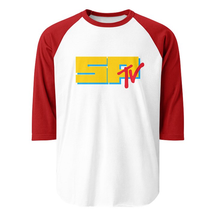 SP TV Script Raglan Tee - red sleeve product image (1)