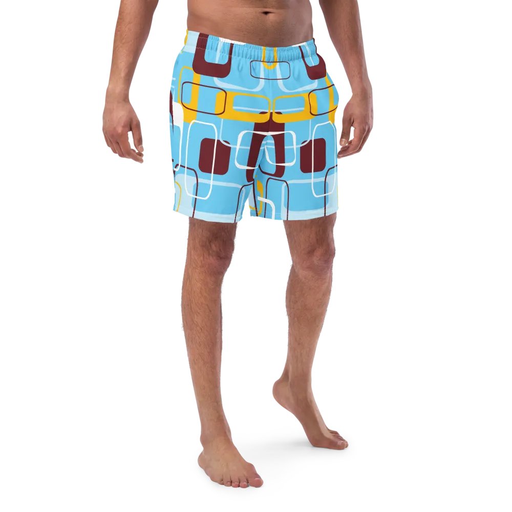 Geometric Design Swim Trunks product image (5)