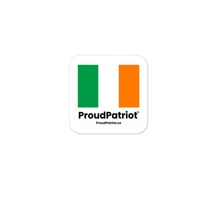 Ireland Flag Vinyl Sticker product image (1)