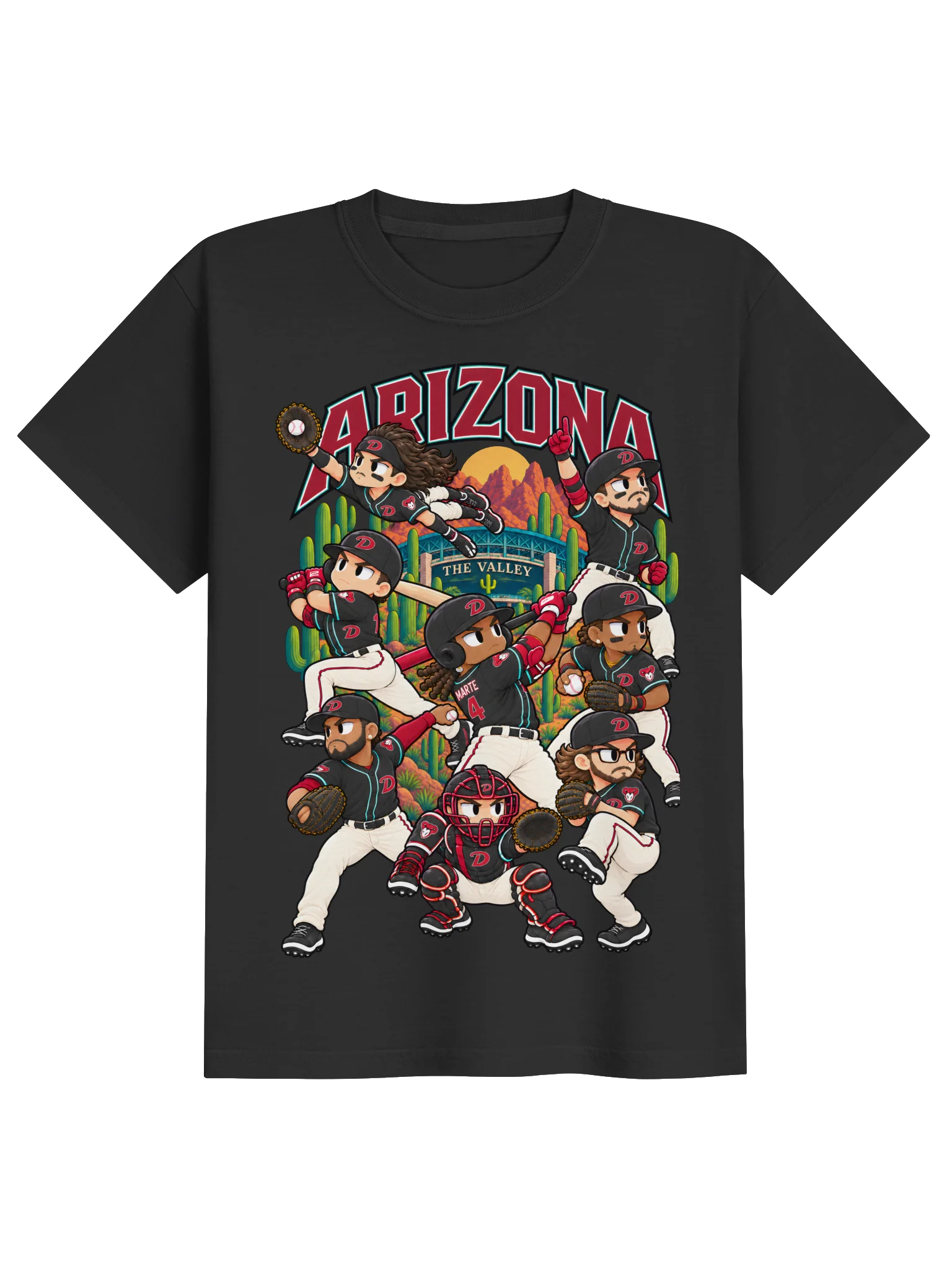 Arizona Baseball 2026 Animated Player T-Shirt - Kids product image (1)