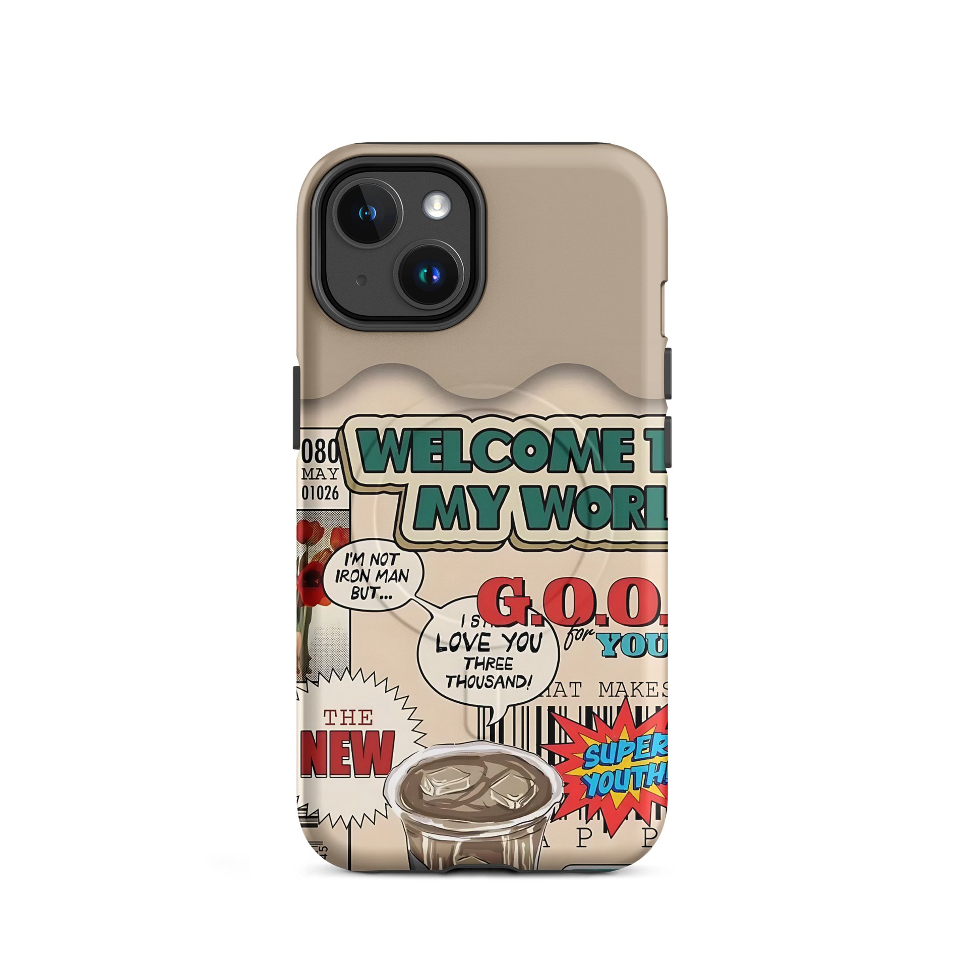Comic Collage MagSafe® Tough Case for iPhone® product image (2)