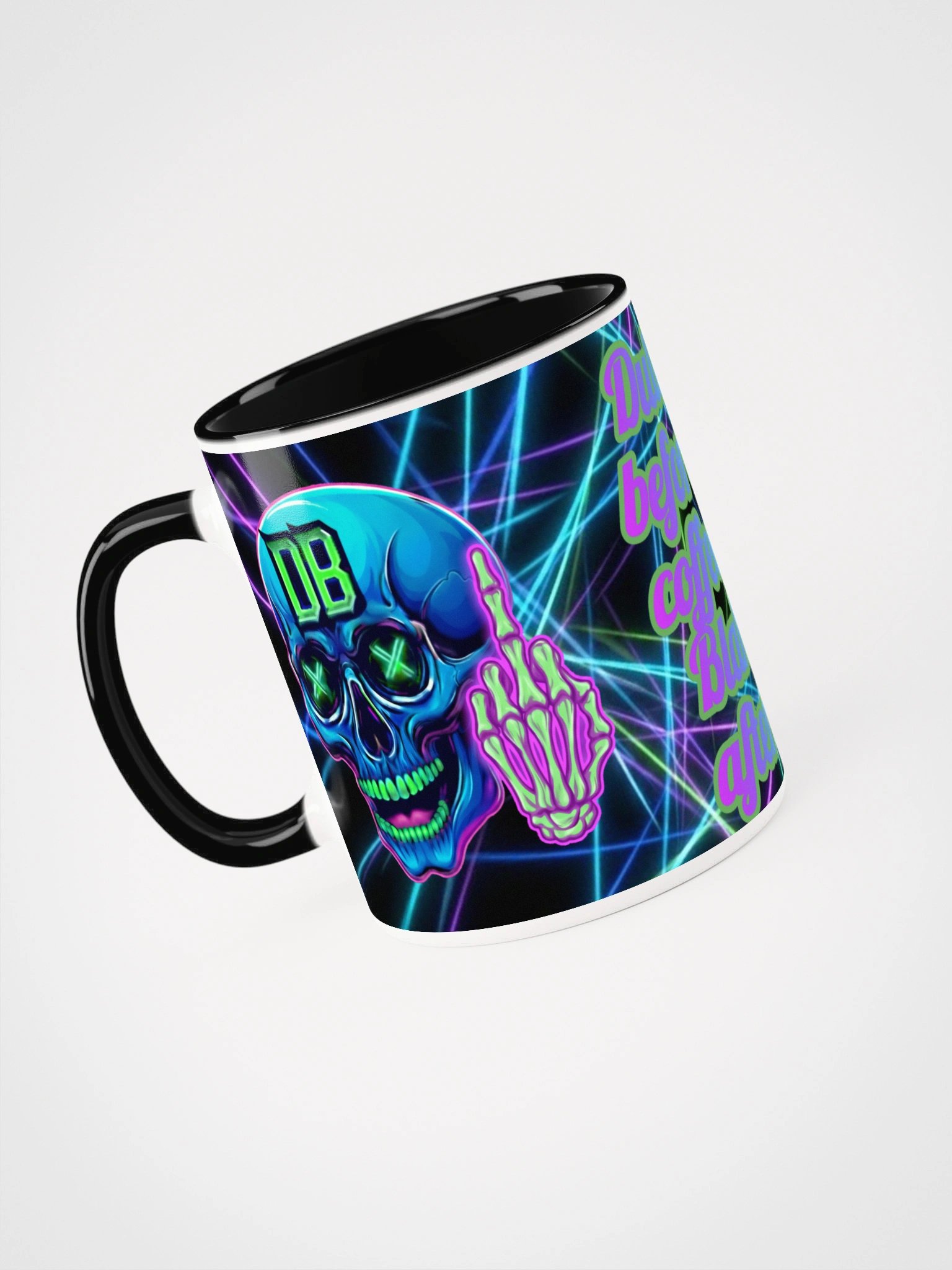 "Dull Before Coffee" Two-Colored Mug product image (2)