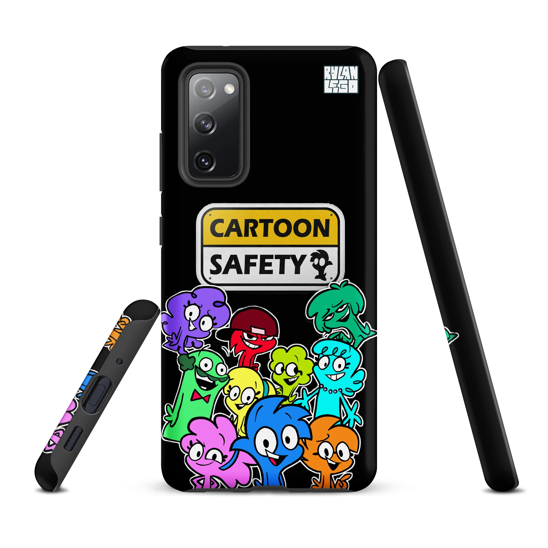 Cartoon Safety - Black Samsung® Tough Case product image (1)