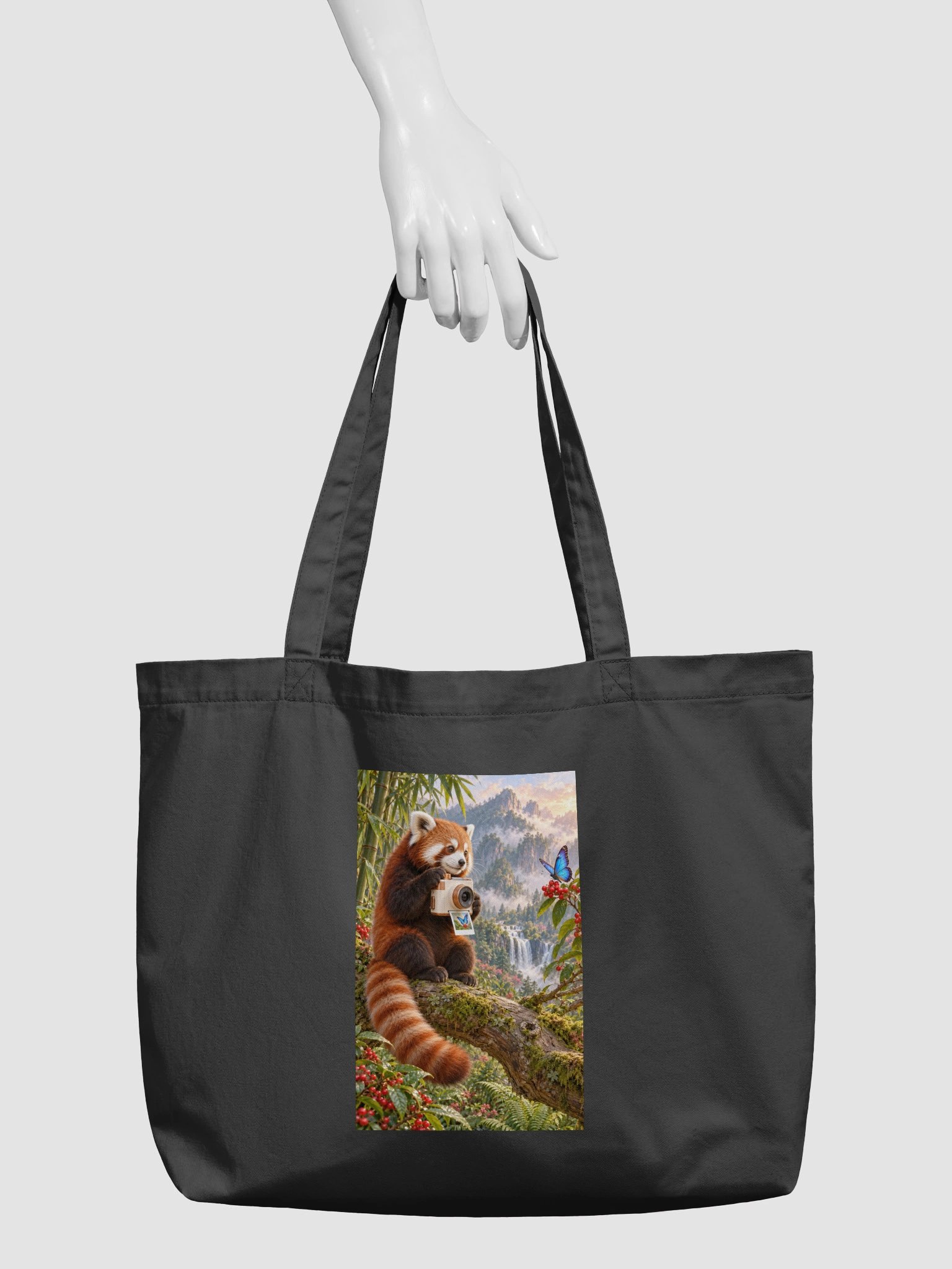 Berry Focus Cotton Tote product image (3)