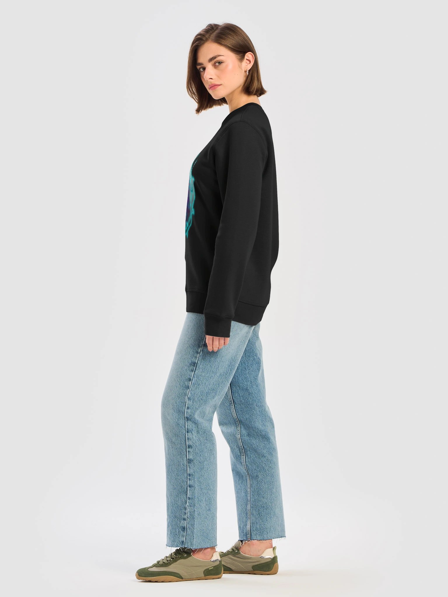 Neon Bloom Organic Sweatshirt product image (23)