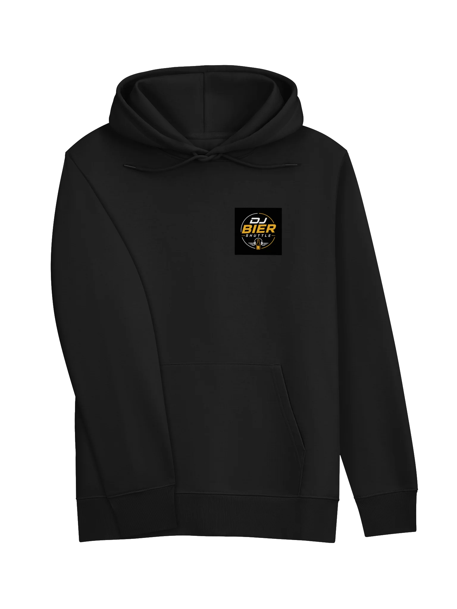 Hoodie black "DJ Bier Shuttle Logo" product image (3)