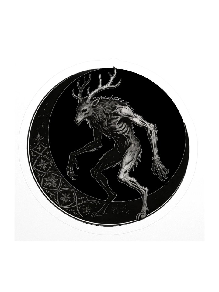 Wendigo Hunger of the Wild Kiss Cut Sticker product image (2)