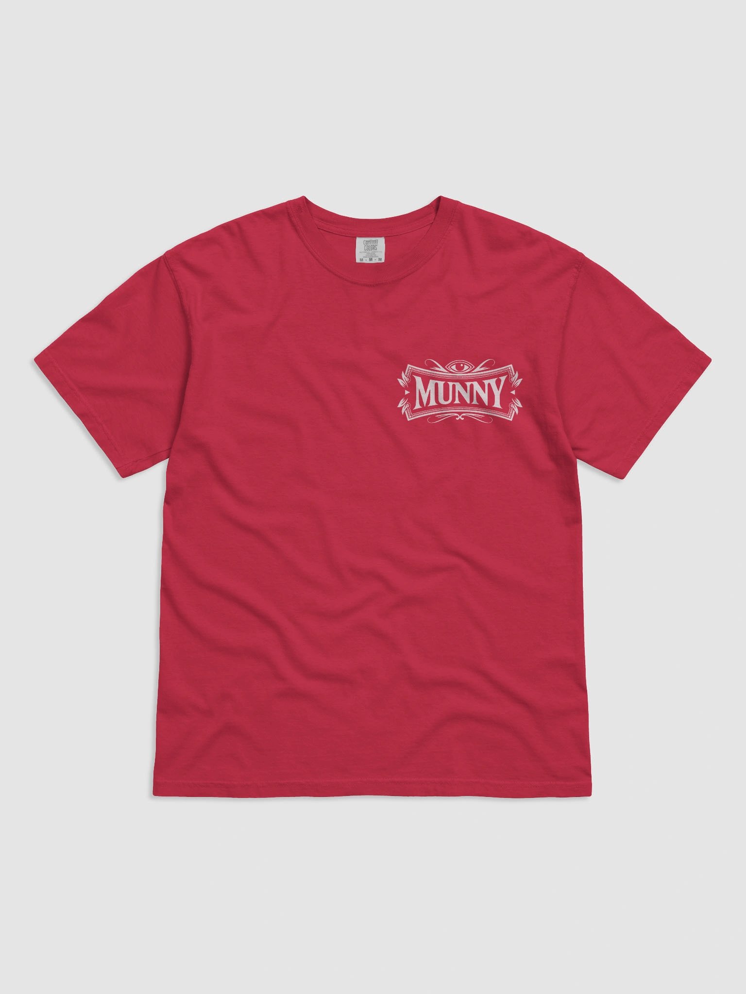 MUNNY "COUNTING" TEE (Red) product image (1)