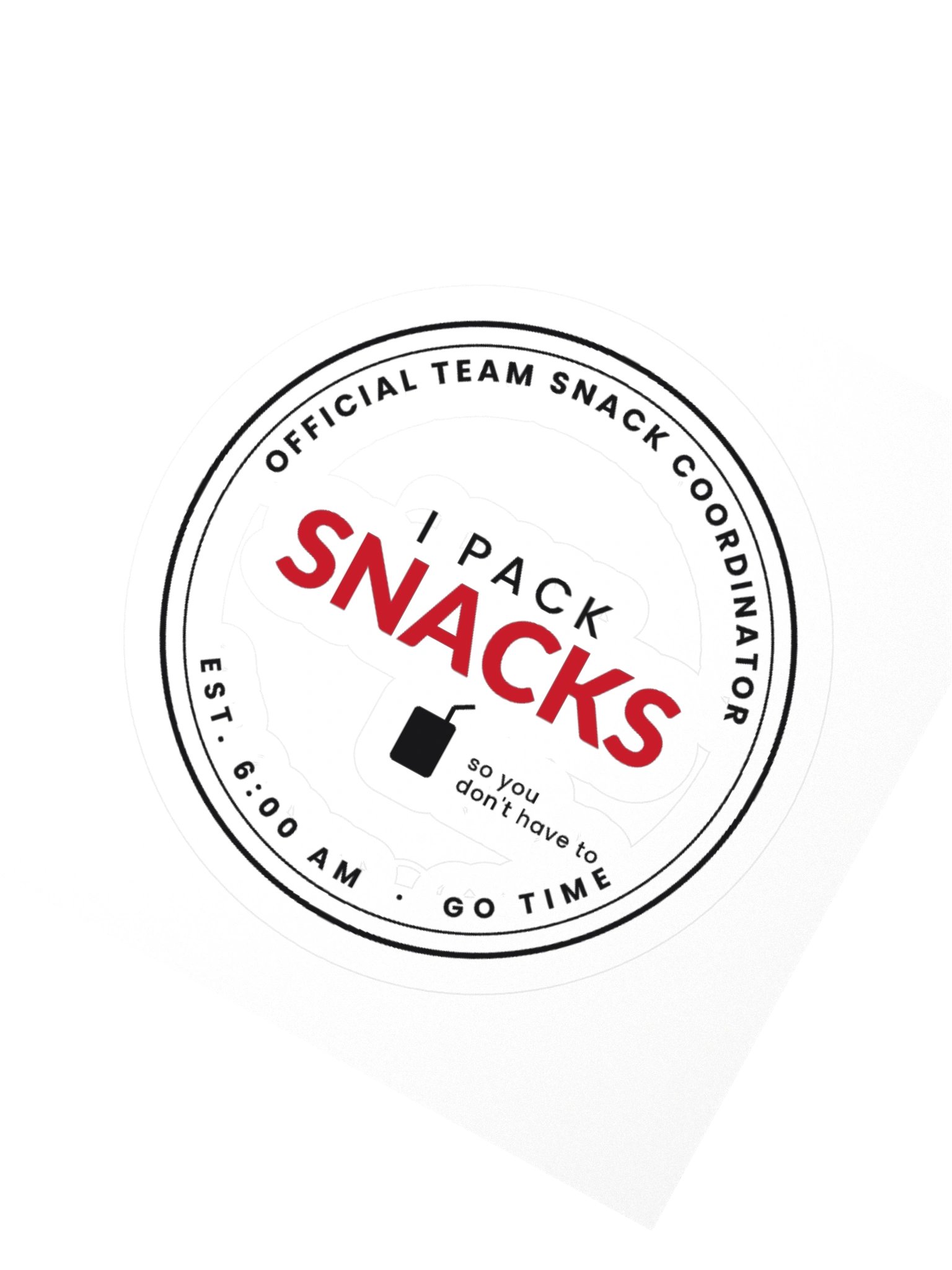 I Pack Snacks — Wrestling Sticker product image (5)