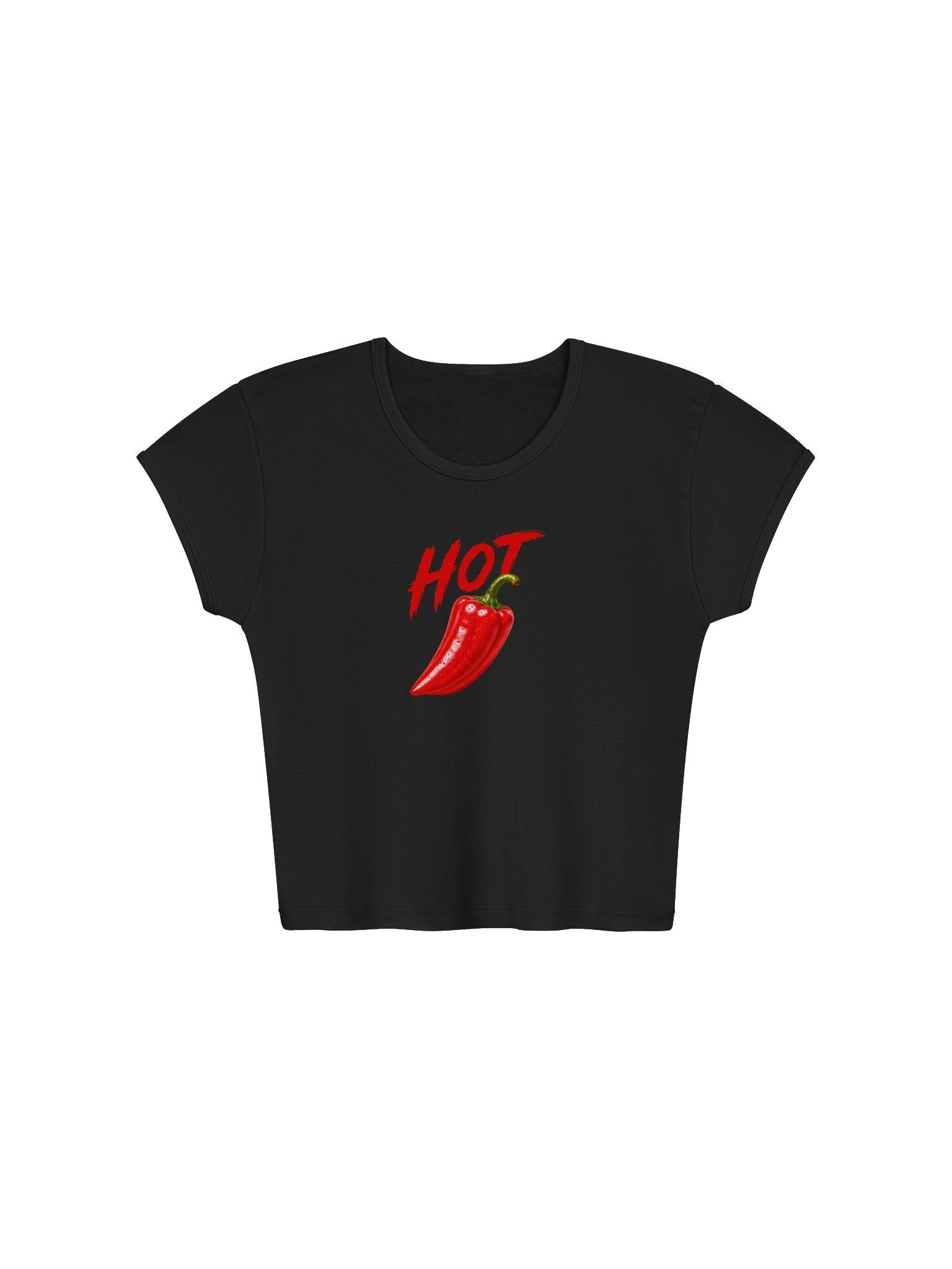 HOT Chili Crop Top Tee product image (1)