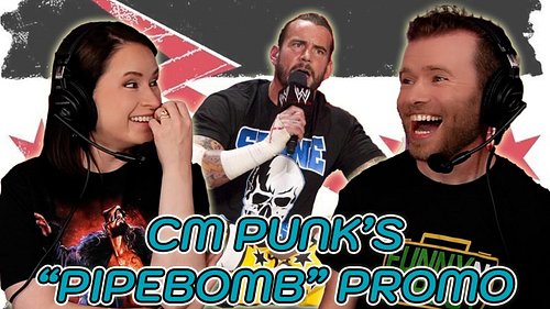 Now on YouTube! @funnylilgalreacts watches @cmpunk’s Pipebomb Promo for the first time. Link in bio!

#WWE #wrestling #reacti...