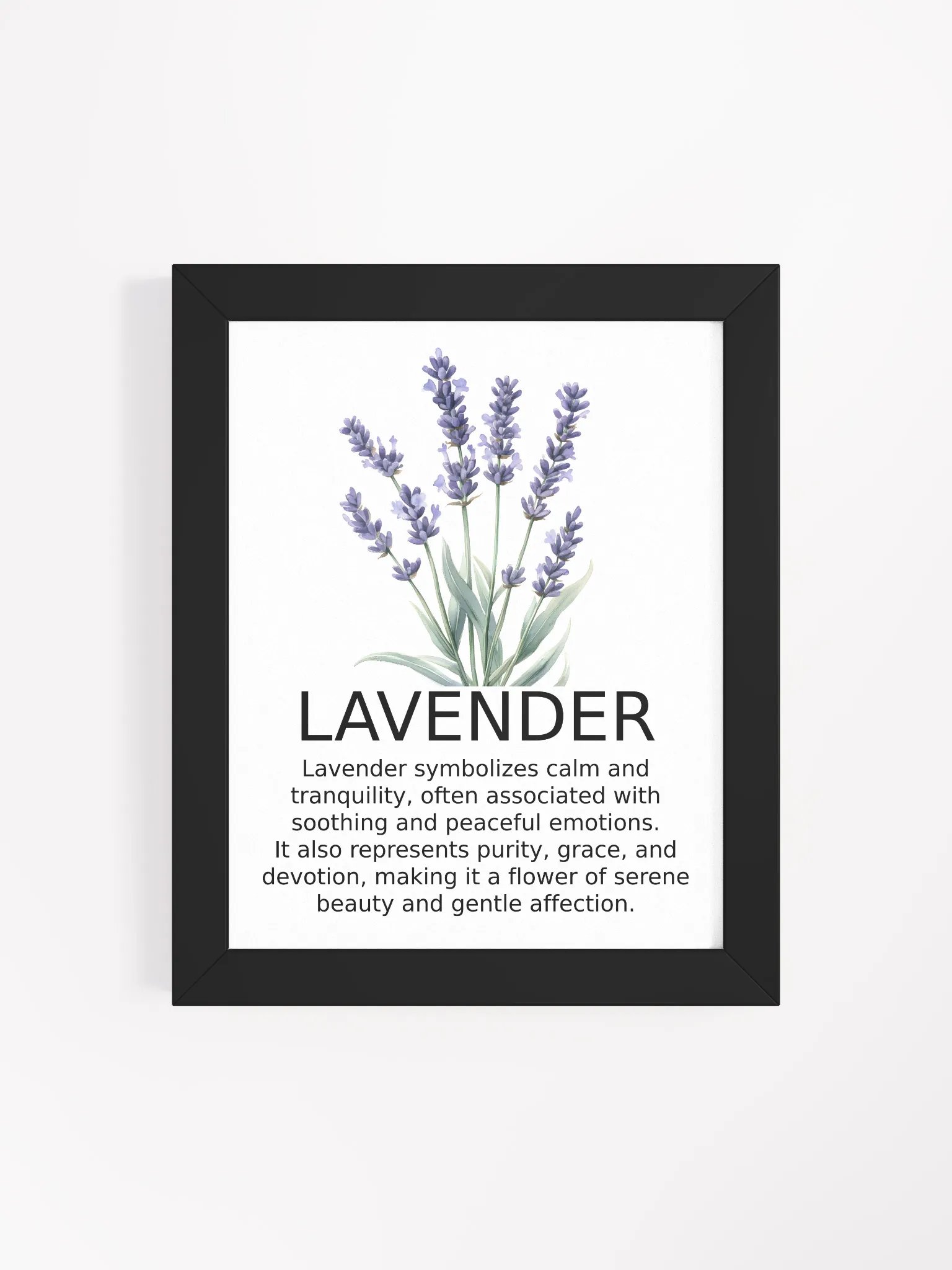 Tranquil Lavender Serenity Framed Poster product image (4)