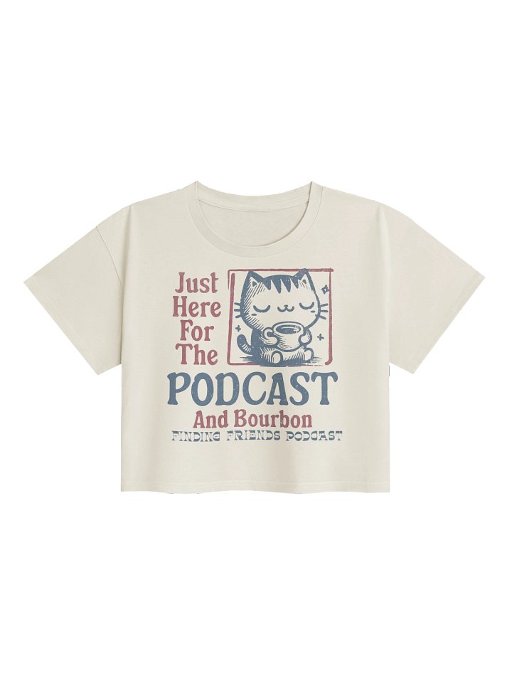Whimsical Podcat Crop Top product image (1)