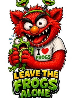 ''Leave The Frogs Alone'' Stainless Steel Tumbler product image (2)