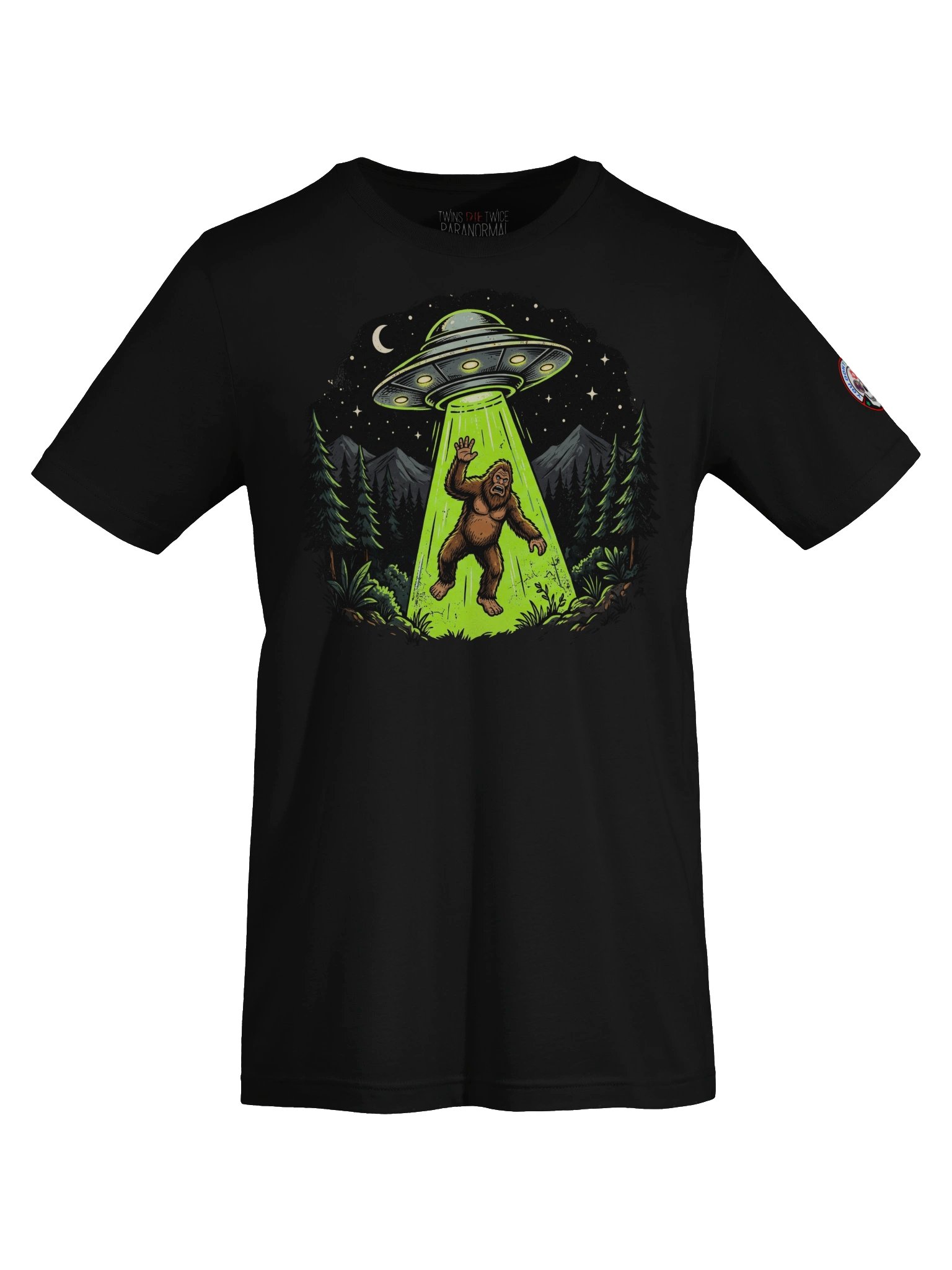 Bigfoot UFO Abduction Vintage Comic Tee product image (5)