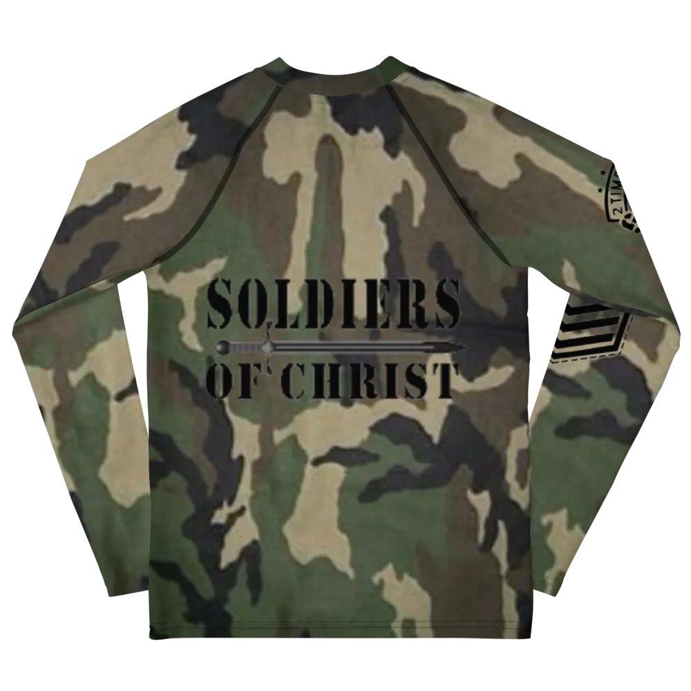 Faithful Camo: Youth Rash Guard - Woodland product image (6)