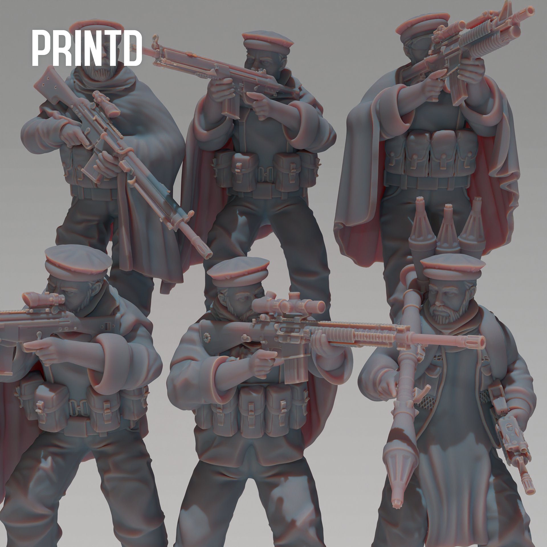 Tora Bora Soldiers - Modern Warfare Wargame Resin Models Zona Alpha product image (1)