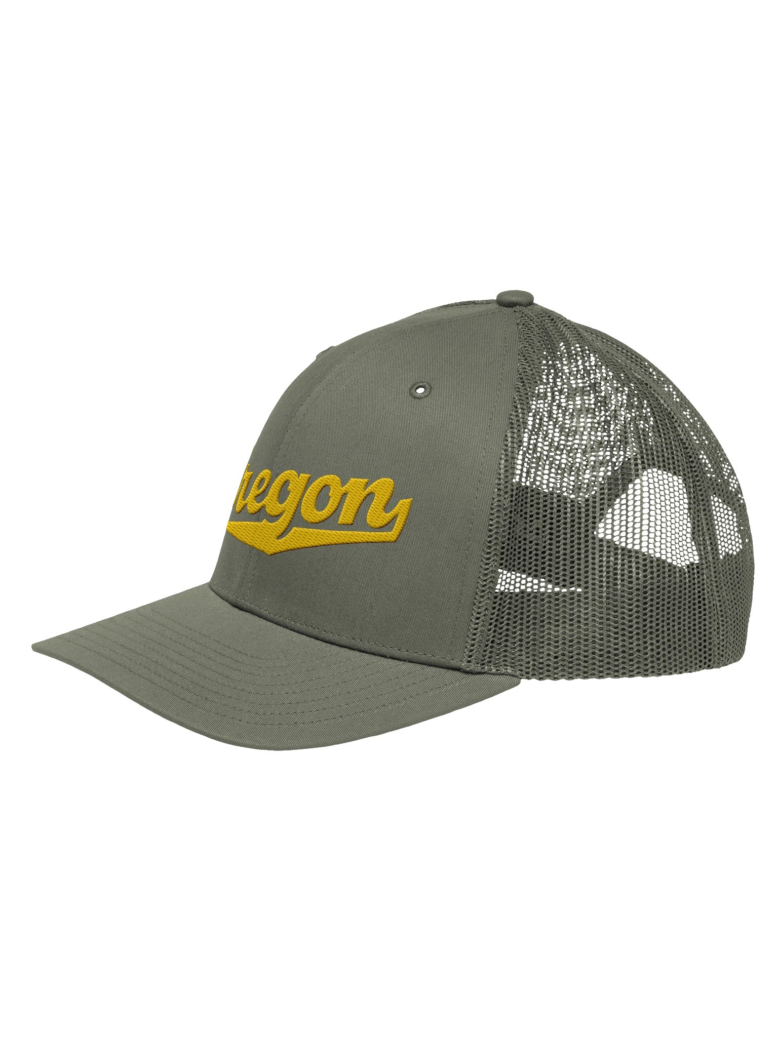 Oregon Embroidered Trucker Hat | Premium Mesh Snapback product image (8)