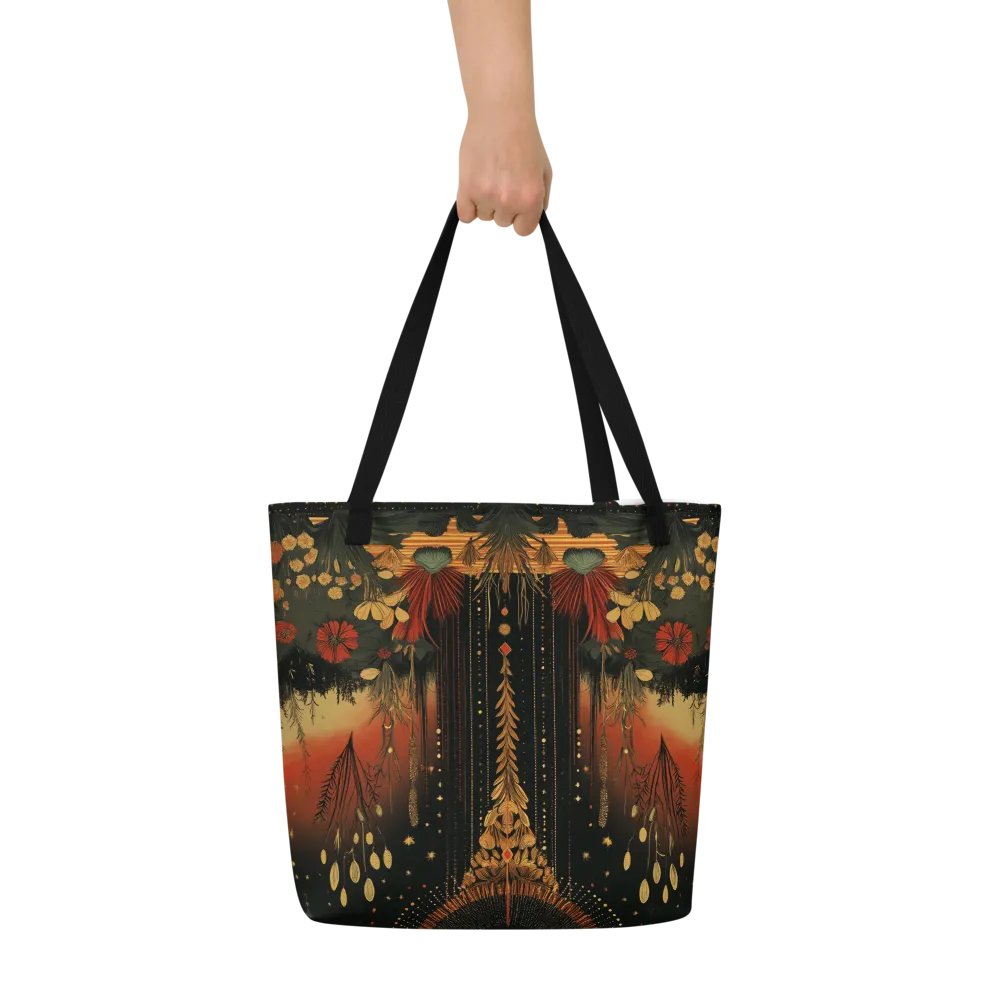 Sacred Patterns | All-Over Print Large Tote Bag w/ Pocket product image (7)