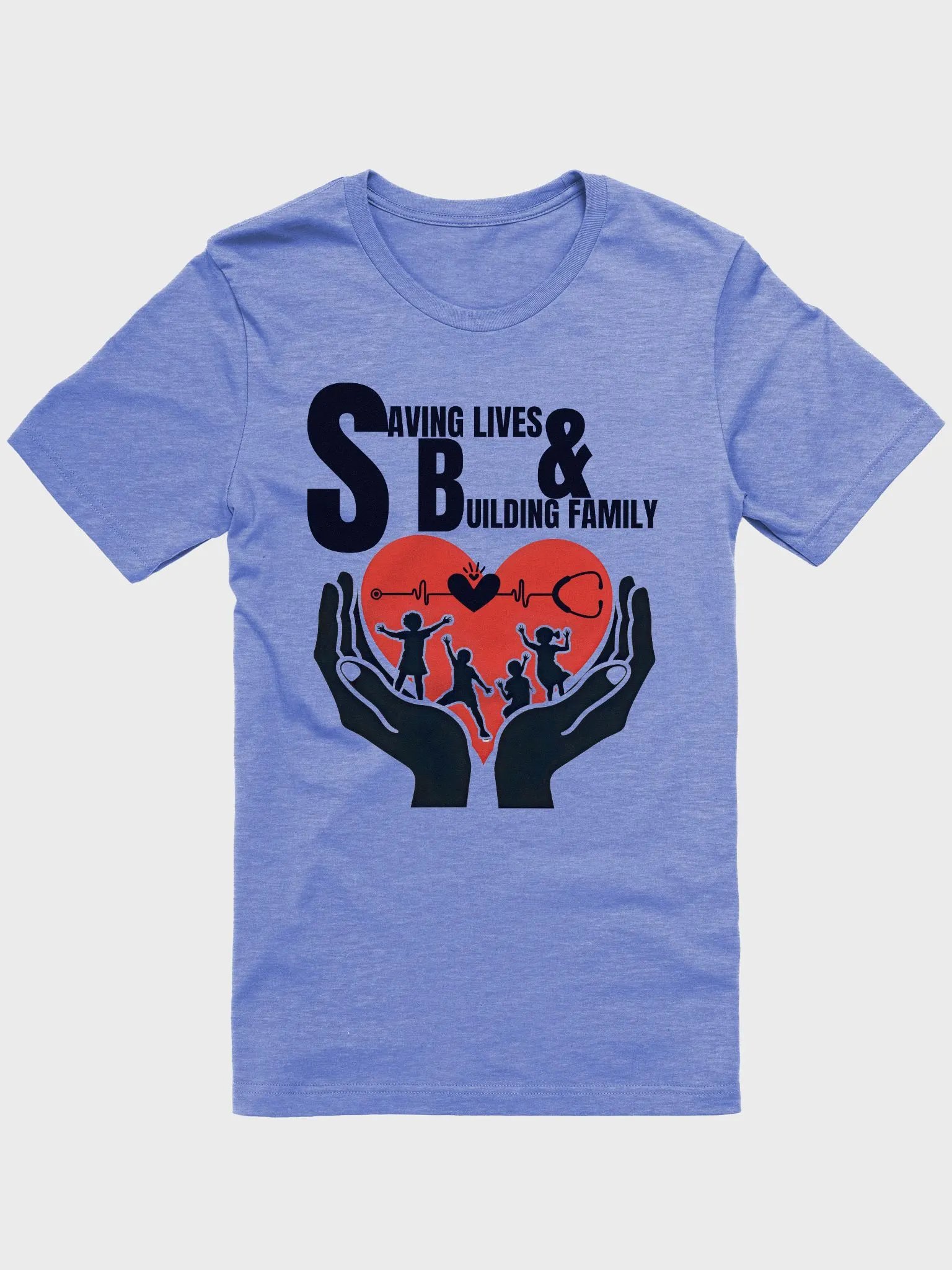 Saving Lives & Building Family T-Shirt product image (3)
