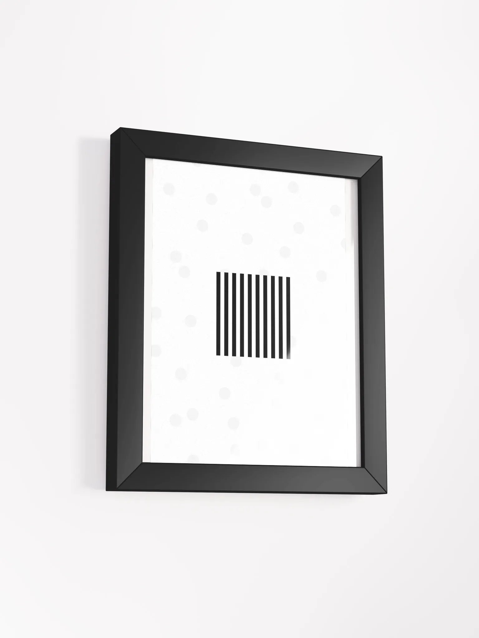 Black Lines Framed Matte Poster product image (41)