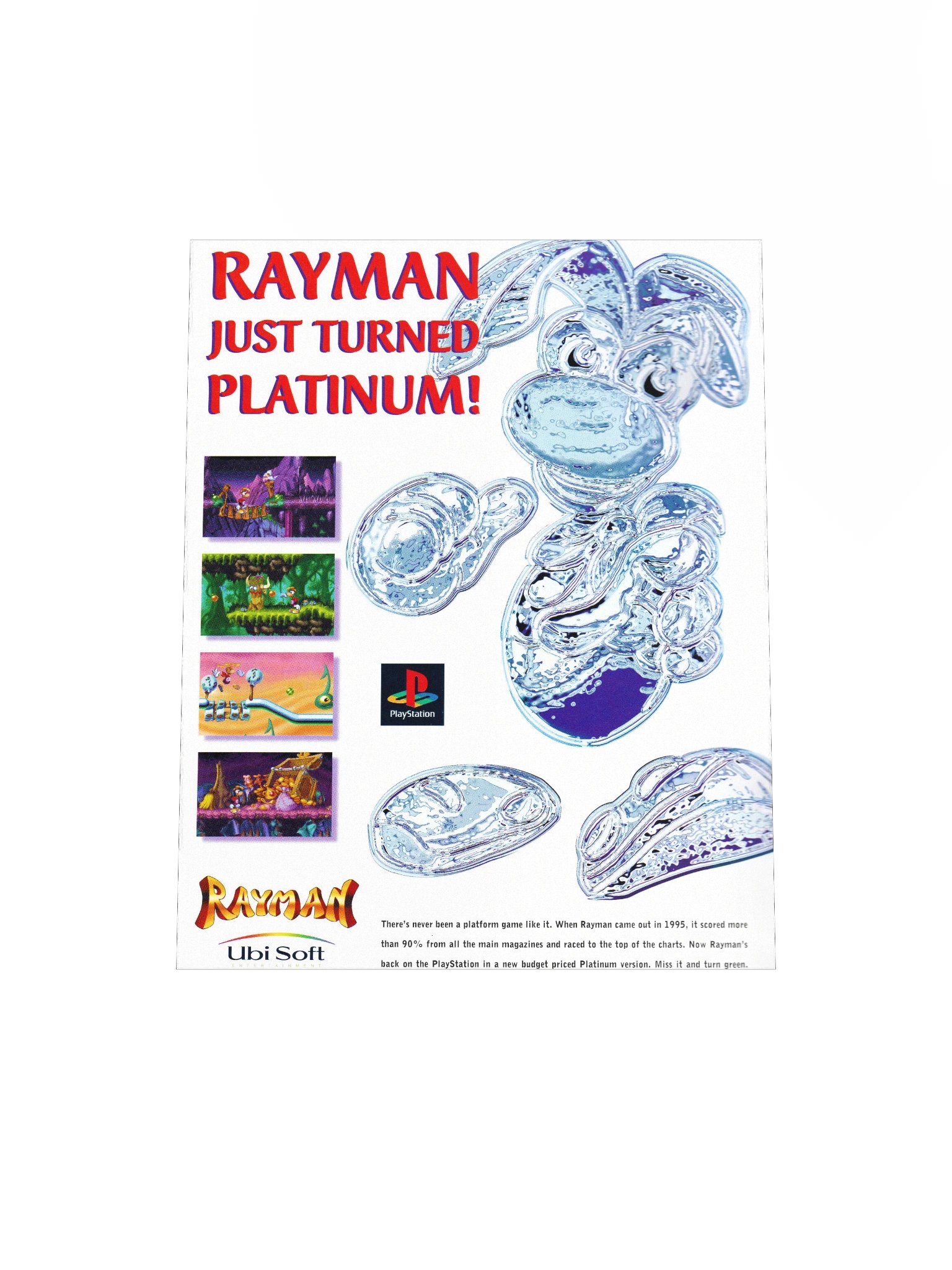 Rayman Platinum - Promotional Poster/Flyer product image (4)