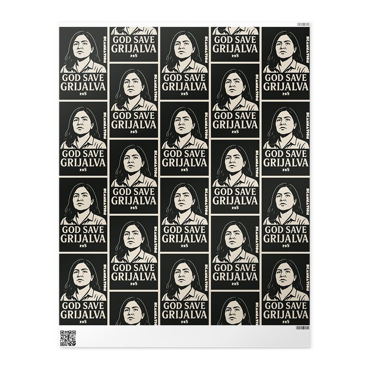 God Save Grijalva 218 Guerilla 🕵️‍♀️ Wildpost Trolling Paper product image (1)