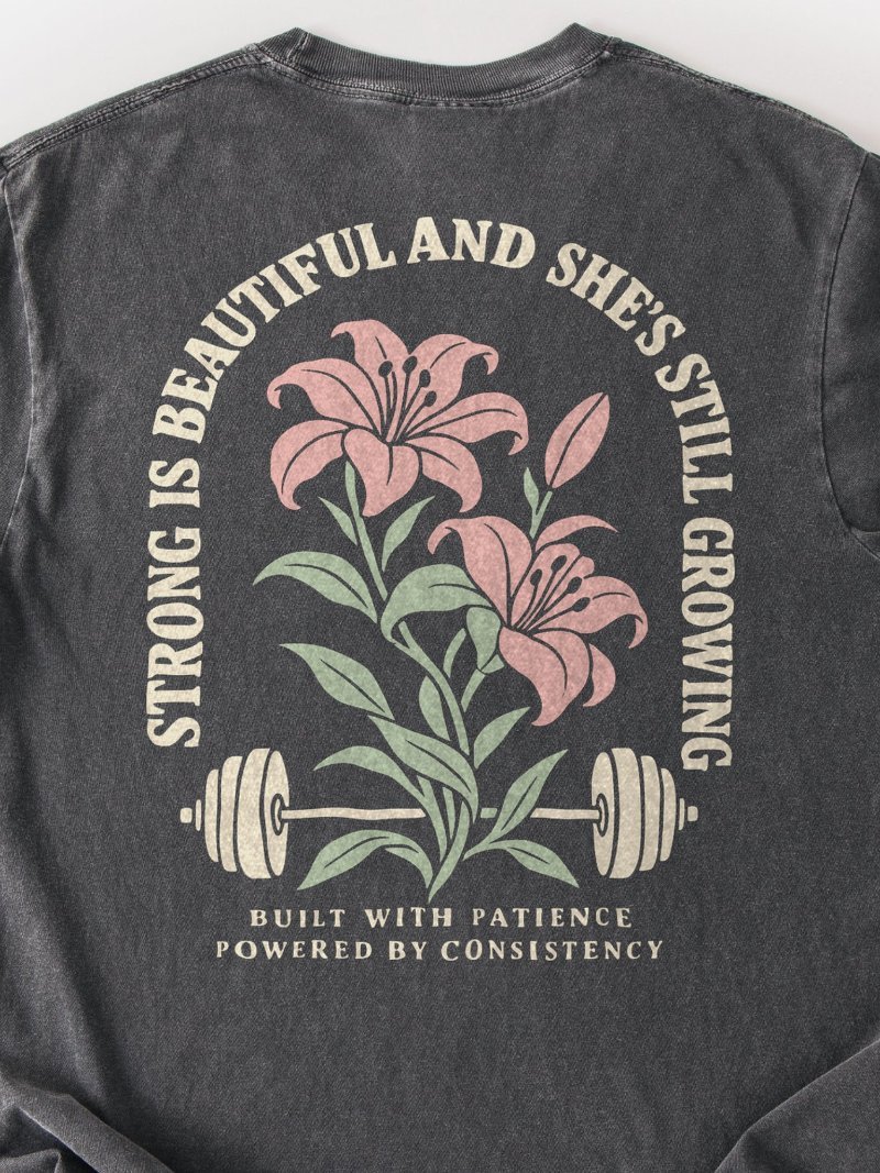Strong Is Beautiful Oversized Gym Tee | Pump Cover product image (2)