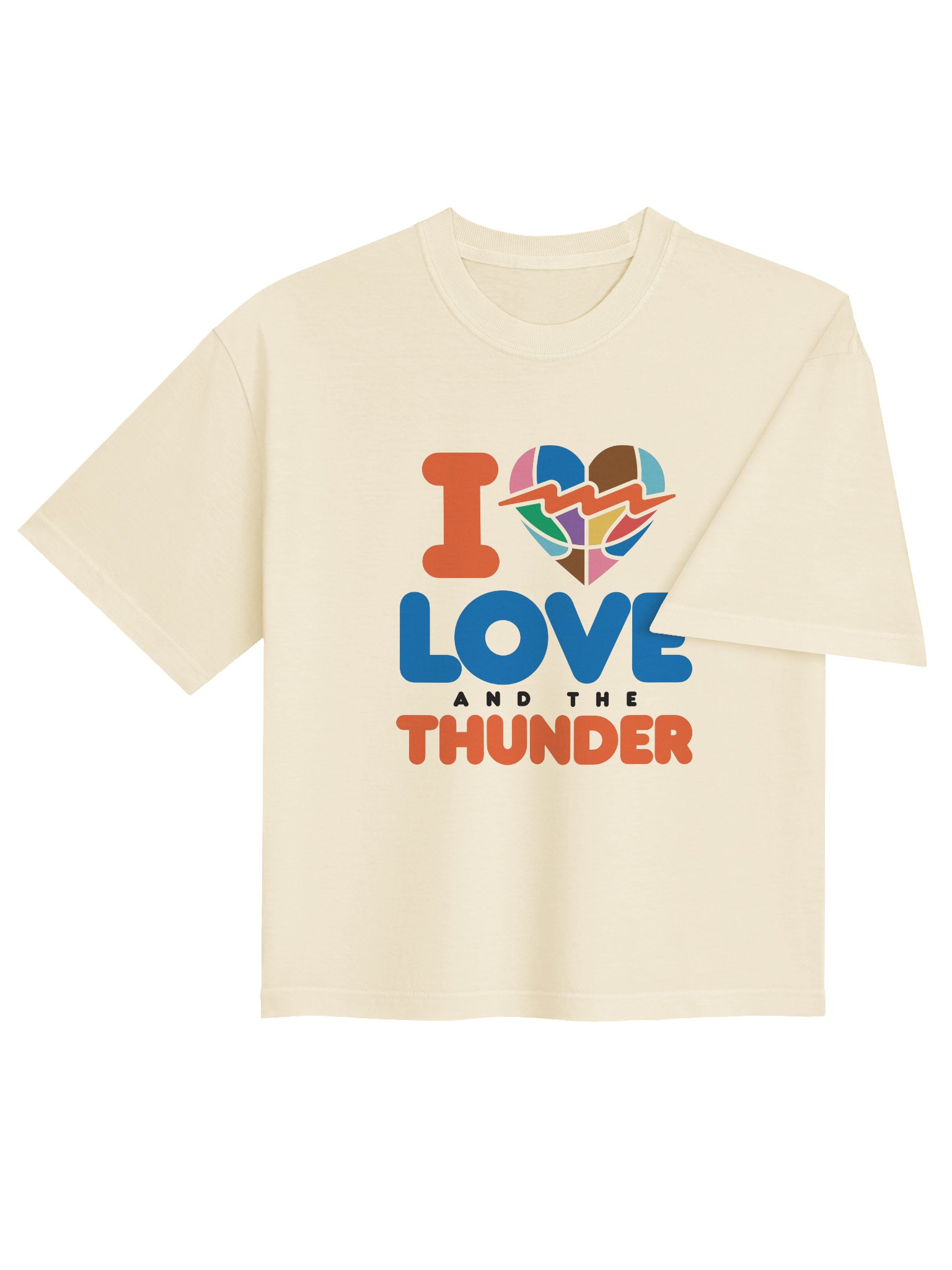 I Love Love and the Thunder Women's Boxy Pride Tee product image (7)