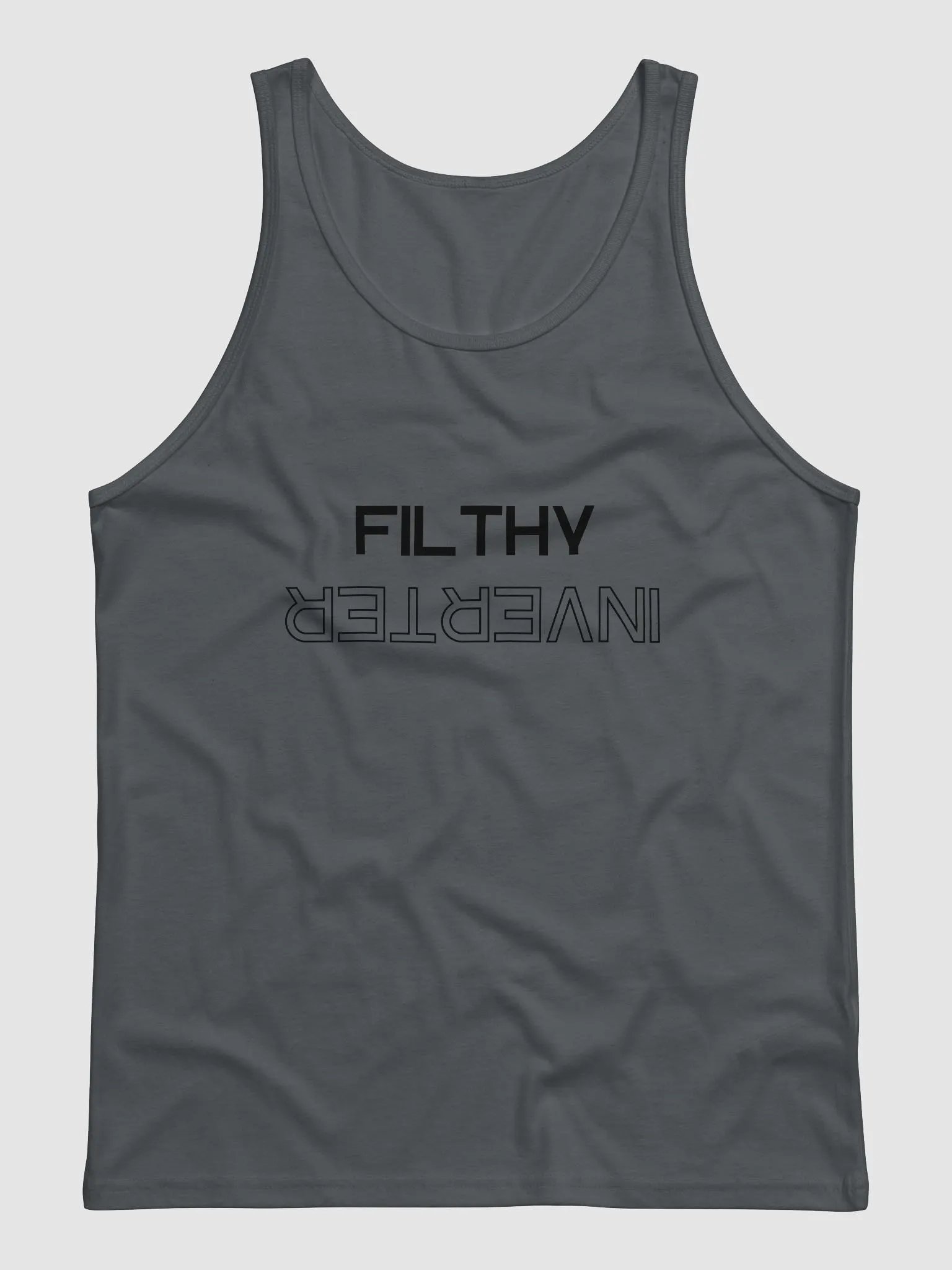 FILTHY INVERTER BLACK FONT TANK product image (1)