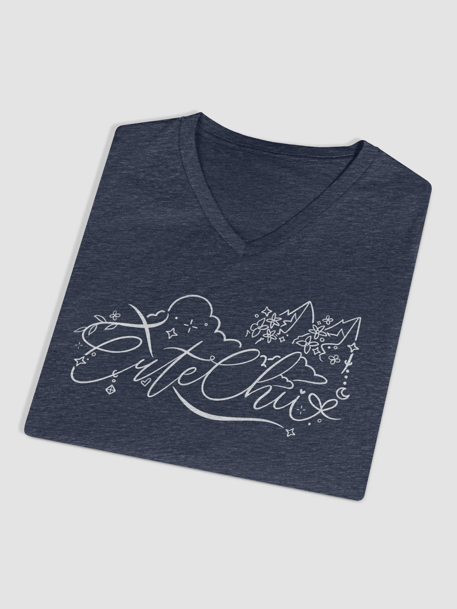 xCuteChii Basic V-Neck Women Tee product image (3)