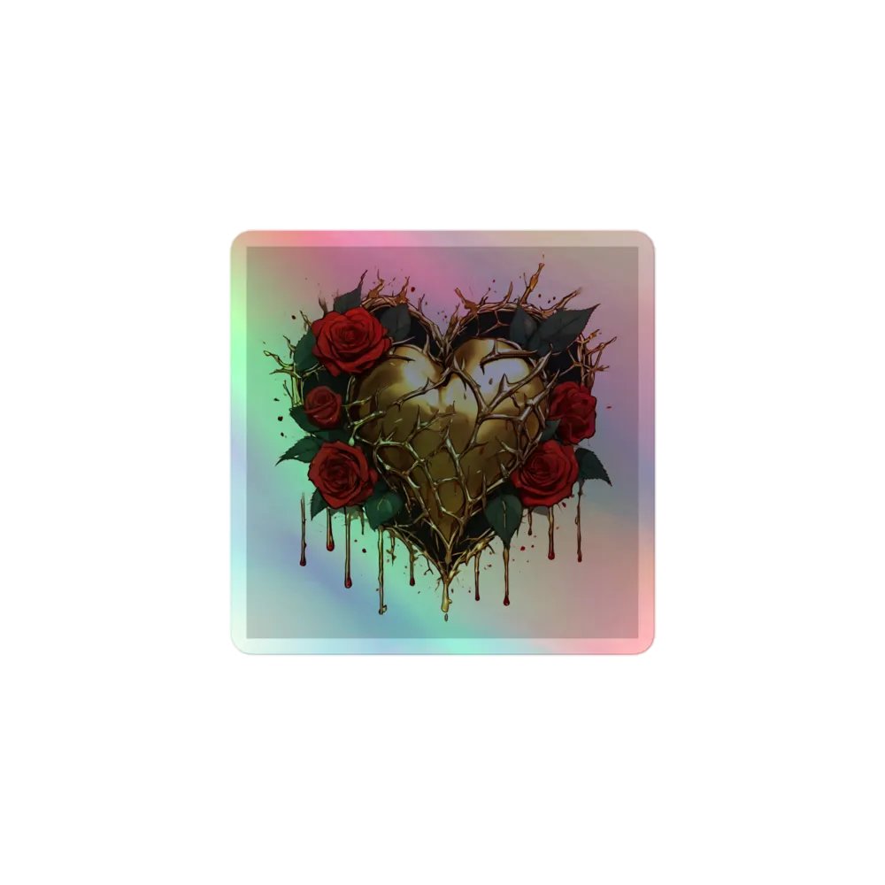DMG Broken Hearted Sticker Holo product image (1)