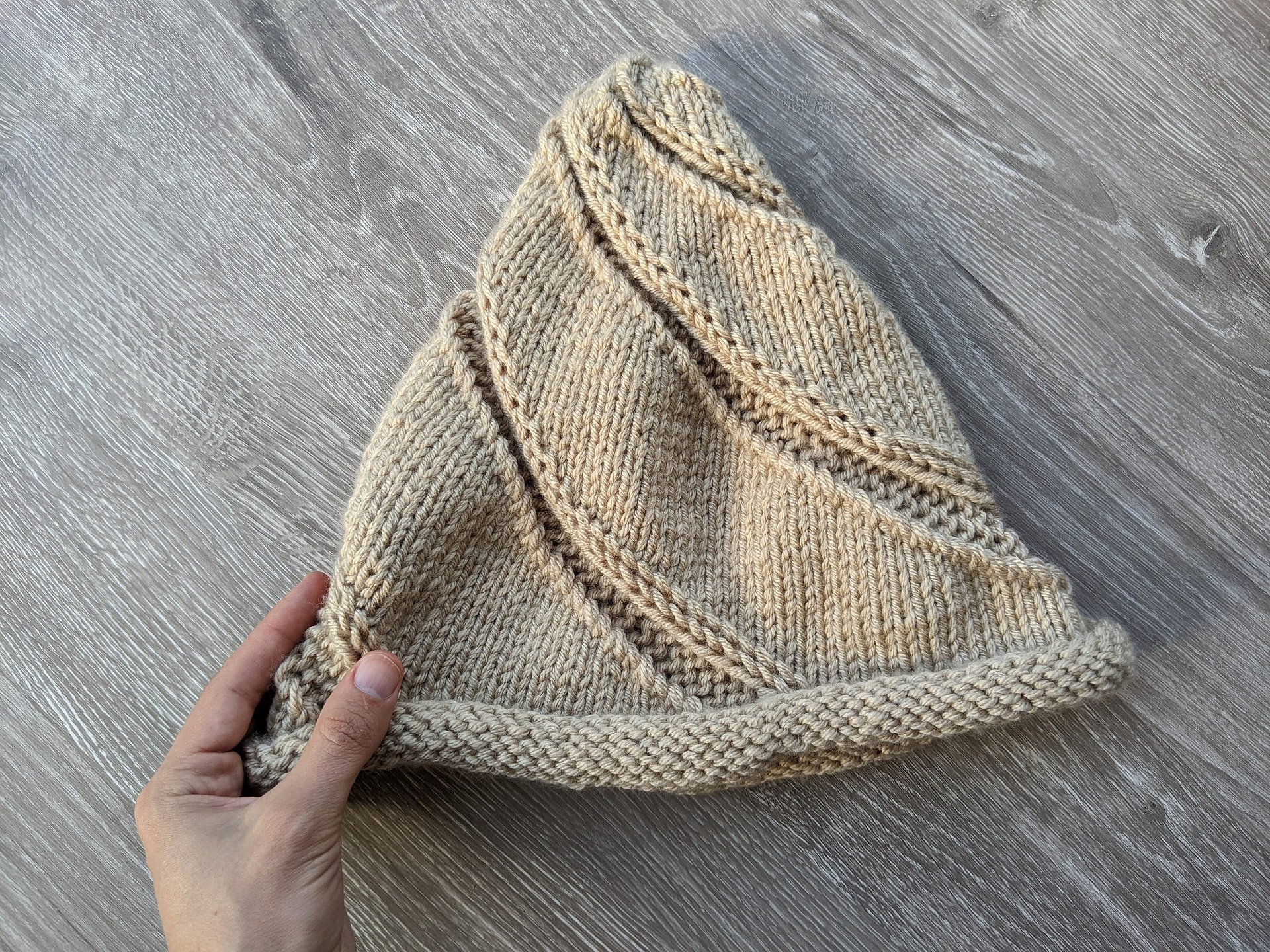 Swirl Witch Knit Hat Pattern product image (4)