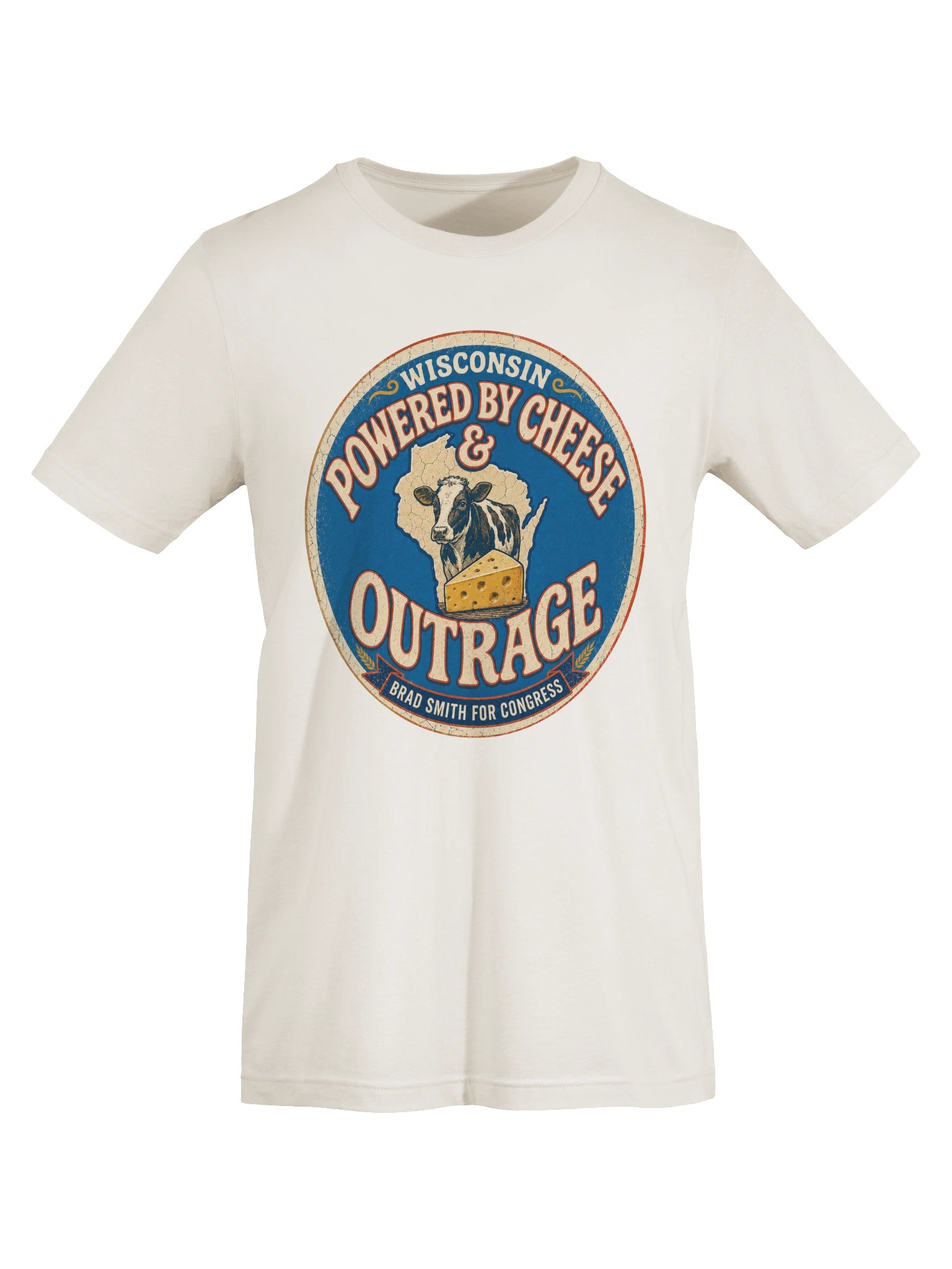 Vintage Powered by Cheese & Outrage Tee product image (7)