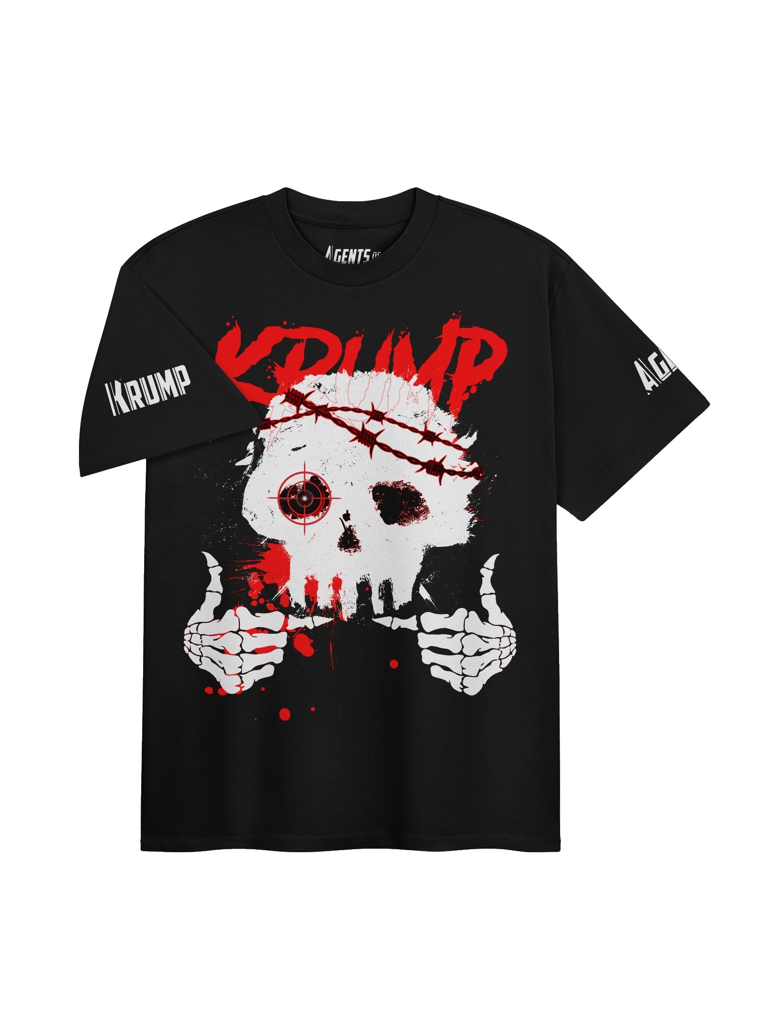 Targeted Chaos Oversized Blk Tee product image (3)