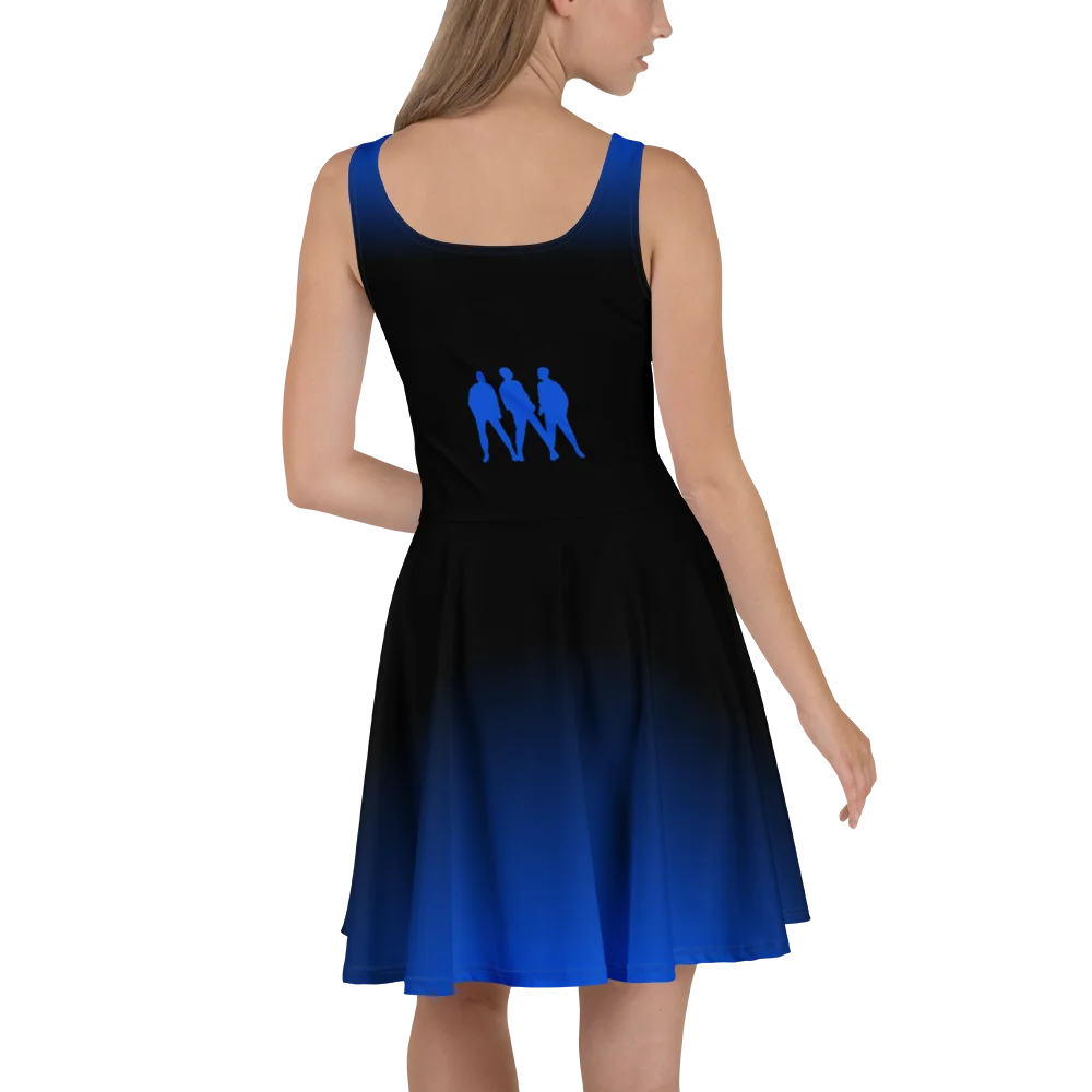 Blue Man Fans Gradient Dress product image (4)