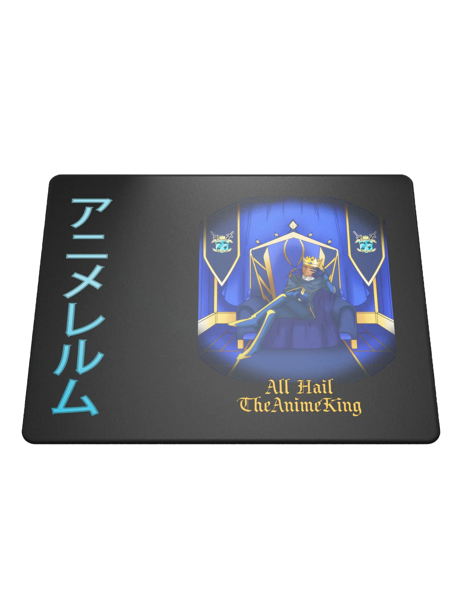 All Hail TheAnimeKing Gaming Mousepad product image (1)