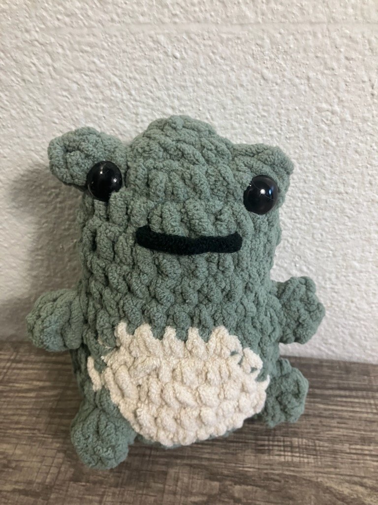Two-Tone Mood-Changing "Booty" Frog - Interactive Fidget Plush product image (3)