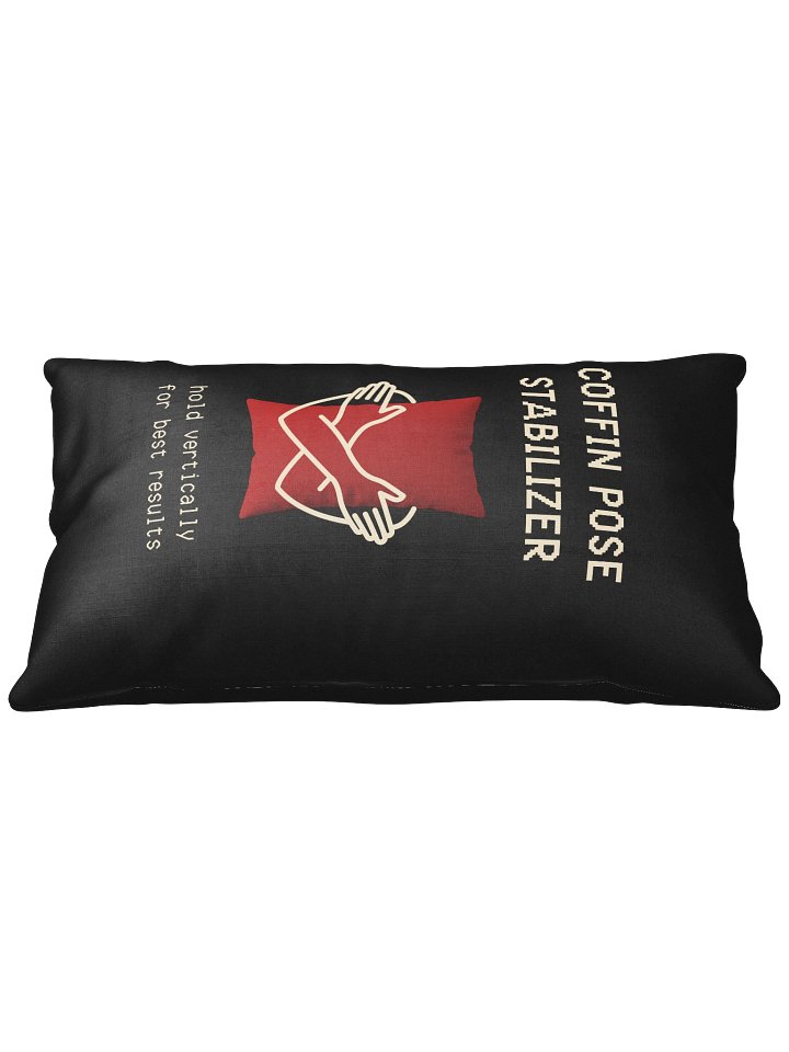 Coffin Pose Stabilizer Pillow | Chronic Pain & Gothic Rest Support Decor product image (2)