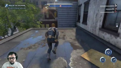 Captain America can kick your ass all day or in this case he can kick you off a roof lol
.
.
.
#MarvelsAvengers
#Avengers #Ma...