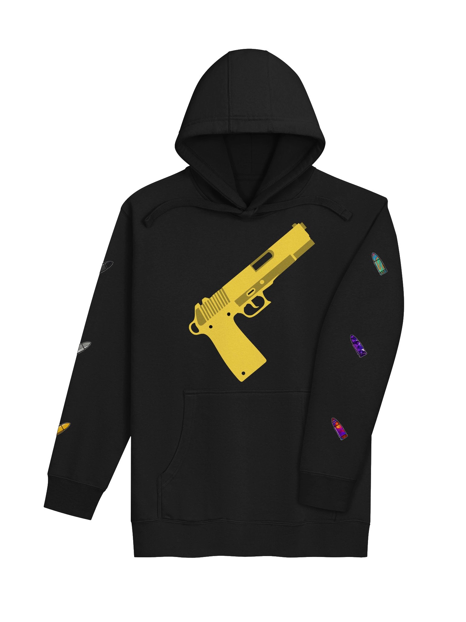 Gold Pistol - Cotton Heritage Unisex Premium Hoodie (Printed) product image (4)