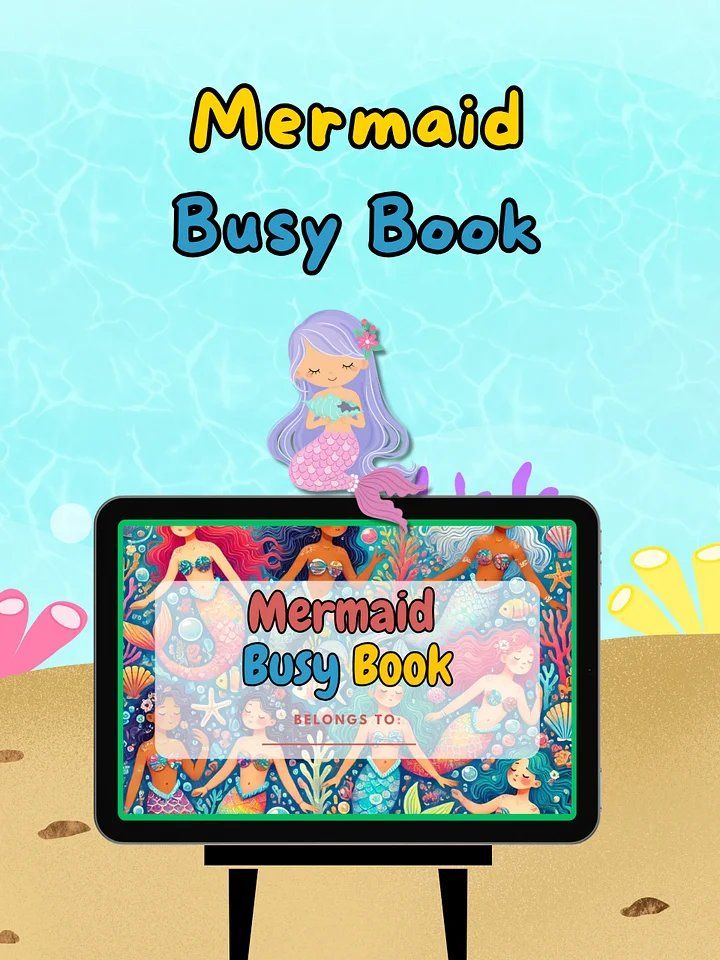 Mermaid Activity Busy Book Kit product image (2)