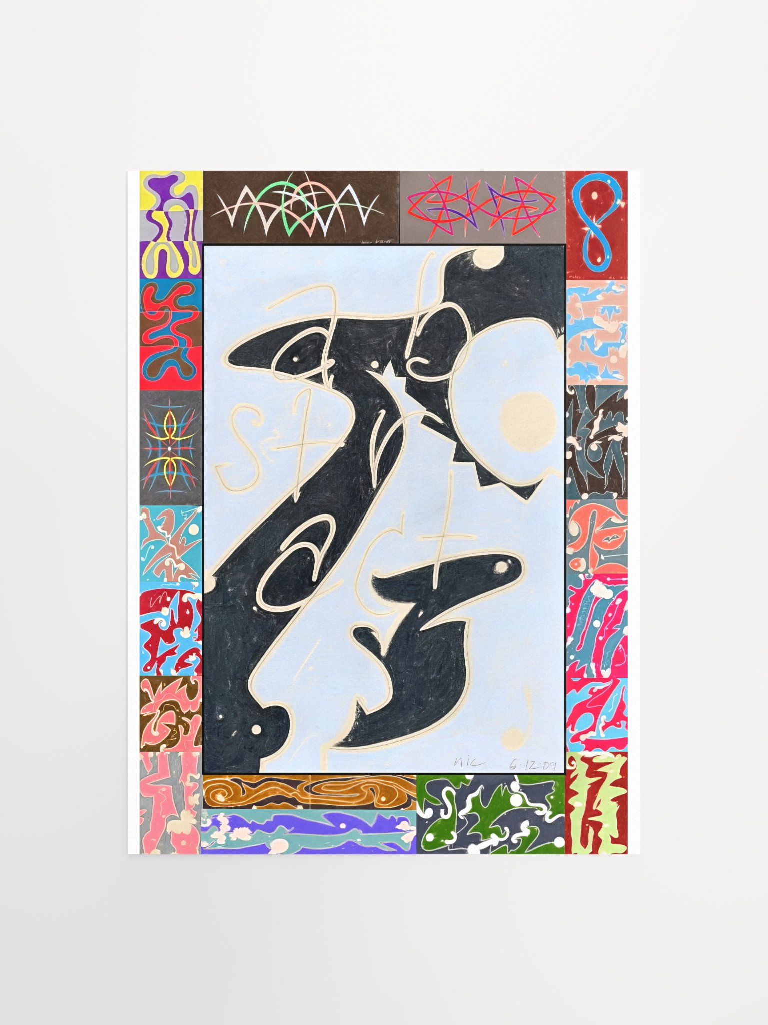 Abstract poster 2009 print product image (2)