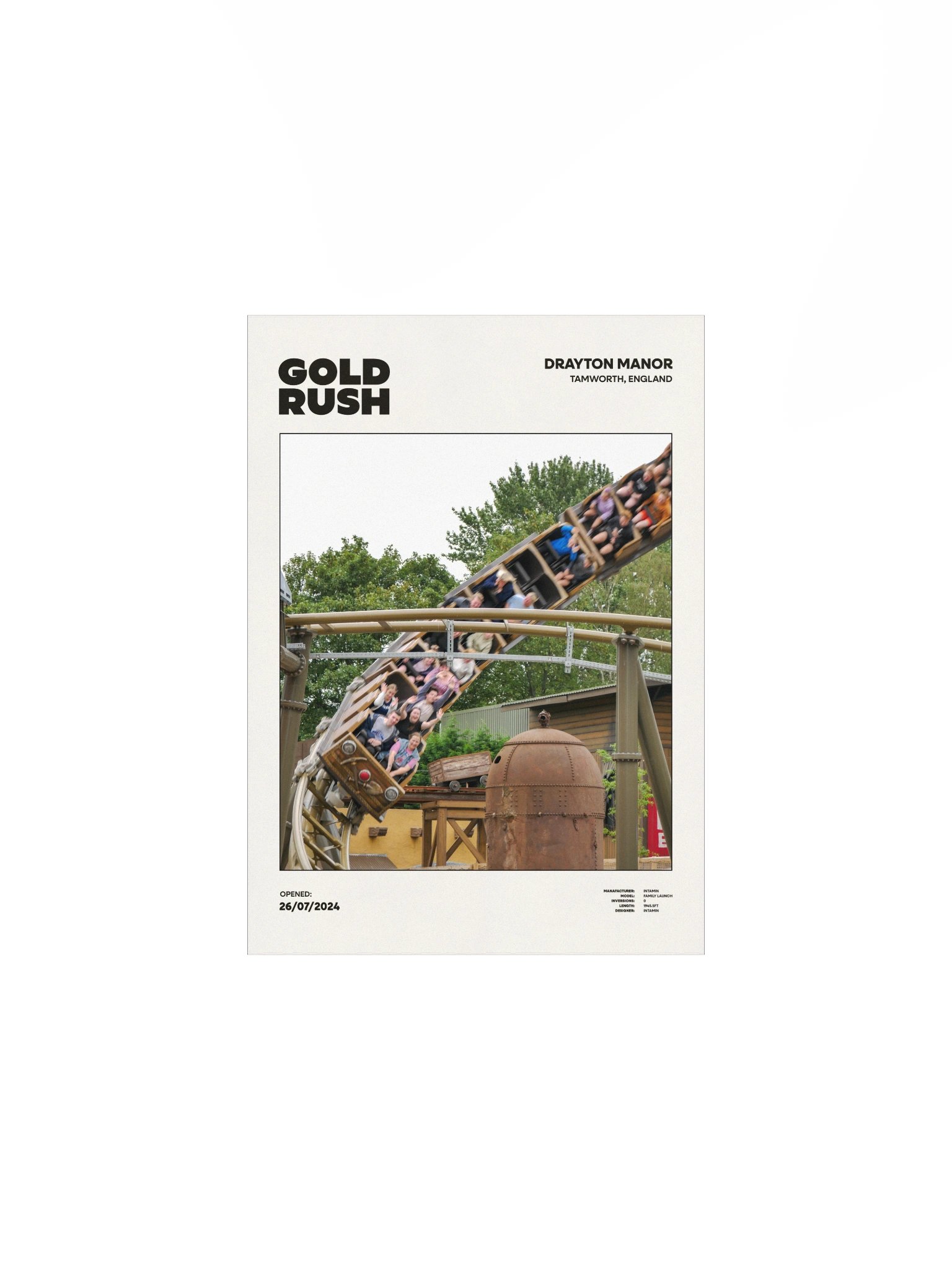 Gold Rush Motion Premium Poster product image (1)