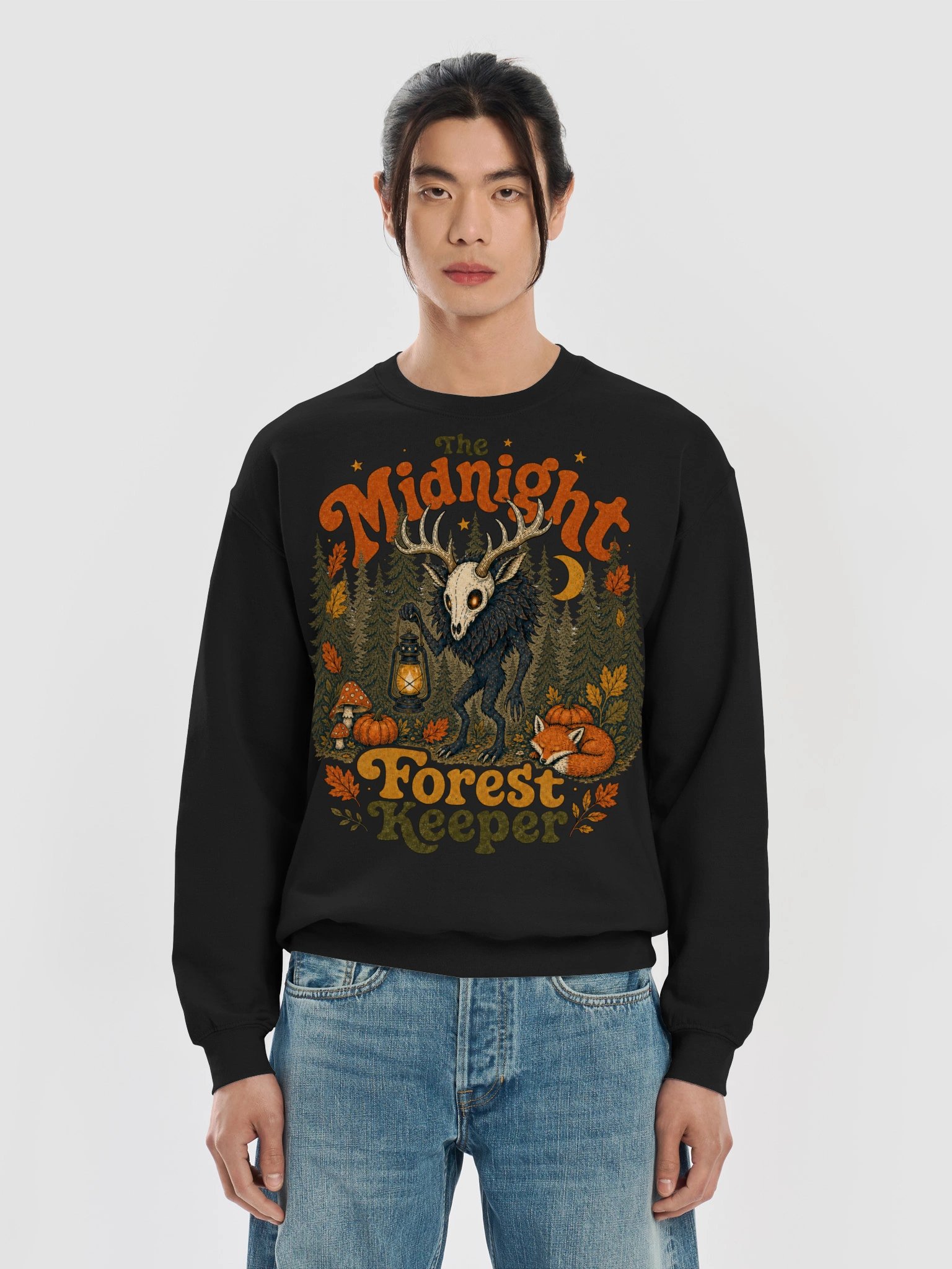 The Midnight Forest Keeper Crewneck product image (55)