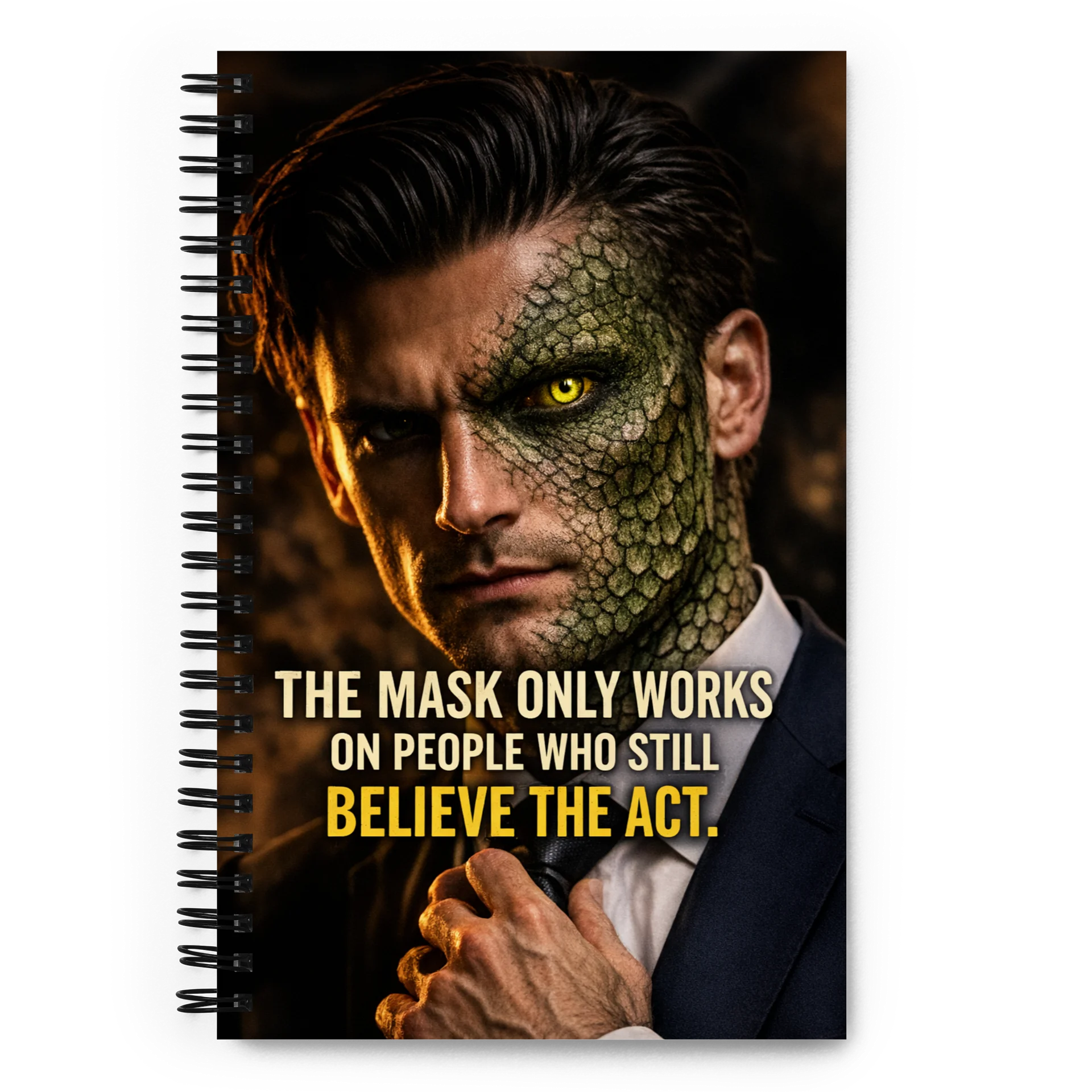 Don’t Believe the Act Spiral Notebook product image (1)