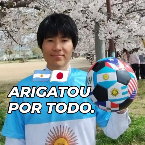 ¡Muchas gracias de todo corazón, Leo! 🇦🇷🇯🇵✨

Muchas gracias por haberme permitido soñar en grande tantas veces. No tienes ide...
